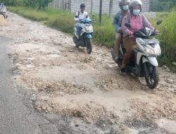 Kerusakan Jalan Poros Blega – Kedungdung Kecamatan Modung, Kerap Telan Korban