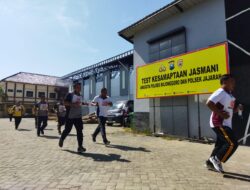 Pantau Kondisi Fisik, Polres Bojonegoro Gelar TKJ