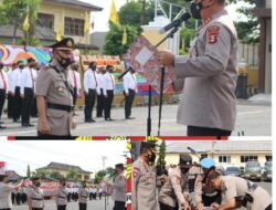 Giat Polres Lahat Sertijab Para Kasat dan Kapolsek Pajar Bulan
