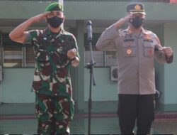 Mempererat Hubungan Tali Silaturahmi, Kodim 0405 Lahat Gelar Apel Luar Biasa