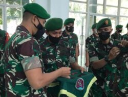 26 Orang Prajurit Kodim 0405/Lahat Naik Pangkat