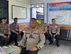 Kapolres Deiyai Polda Papua Pimpin Pelaksanaan Anev Operasi Ketupat Cartenz 2022, Sentuhan Humanis Tetap di Tingkatkan