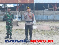 Kapolres Deiya Pimpin Apel Gabungan Kesiapan Pengamanan Unjuk Rasa Penolakan DOB Dan Otsus Jilid 2 di Kabupaten Deiyai