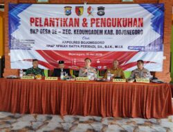BKP Tingkat Desa Dikukuhkan, Kapolres Bojonegoro Ajak Masyarakat Rawat Kondusivitas