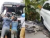 Kecelakaan Beruntun Dijalur Bojonegoro Padangan Melibatkan Avanza dan Sepeda Motor 