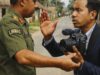 PAW Desa Tebon, Wartawan Hendak Liputan Diberhentikan Anggota Linmas