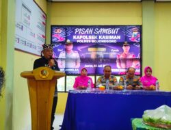 Kapolsek Kasiman Menerima Surprise Tumpeng dan Ucapan Hari Bhayangkara Ke-80 Dari Camat Kasiman