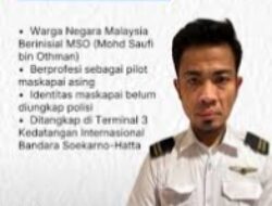 Kedapatan Membawa Sabu dan Ekstasi Pilot Maskapai Asing Asal Malaysia, Mohd Saufi bin Othman (MSO), Ditangkap Tim Gabungan Bareskrim